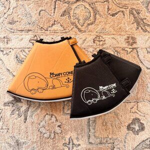 All Four Paws Comfy Cone E-Collar Bundle – Medium & Large (SET of 2) NWOT